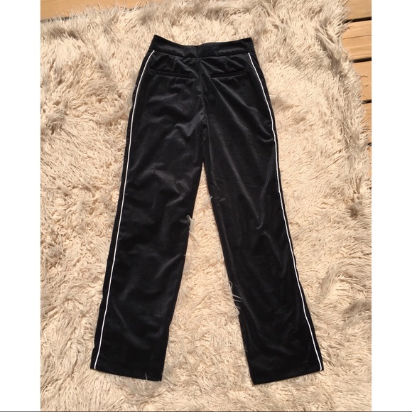 Navy velvet tuxedo pants - Picture 3 of 3